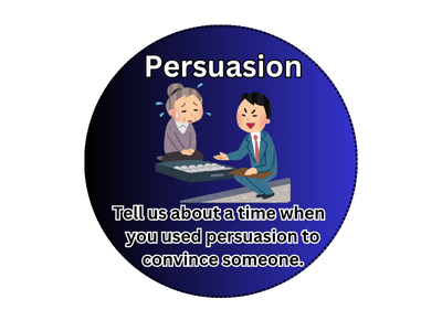 Explaining your ability to persuade others 